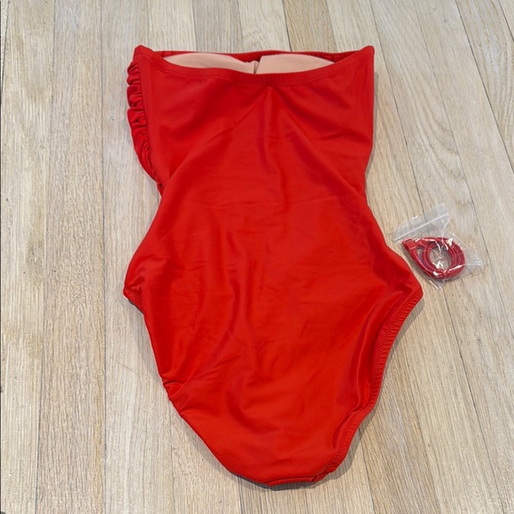 J.Crew Gemma ruched bandeau one-piece size 0 - Picture 5 of 5